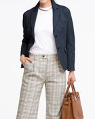 【ドゥクラッセ/DoCLASSE】のコットンリネン・テーラードジャケット 人気、トレンドファッション・服の通販 founy(ファニー) ファッション Fashion レディースファッション Fashion for Women アウター Coat / Outerwear Collection レディースジャケット・軽アウター Jackets テーラードジャケット / 通勤・きれいめスタイル Tailored Jackets & Blazers カッティング Cutting Detail ジャケット Jacket, Outerwear ツイル Twist, Twisted Detail ベーシック Basic, Essential マニッシュ Mannish, Boyish リネン Linen, Linen Fabric thumbnail ミッドナイトブルー|ID: prp329100004935463 ipo3291000000037037535