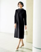【ドゥクラッセ/DoCLASSE】のコットン混・ロールネックニットワンピース ブラック|ID: prp329100004935464 ipo3291000000037142283