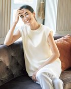 【ドゥクラッセ/DoCLASSE】のダブルサテン・キャップスリーブブラウス オフホワイト|ID: prp329100004935466 ipo3291000000037098985