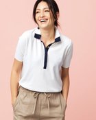 【ドゥクラッセ/DoCLASSE】のプレミアムコットン・ビューティポロ オフホワイト|ID: prp329100004935470 ipo3291000000037247220