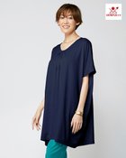 【ドゥクラッセ/DoCLASSE】のUVスラブ・フレアタックトップス ミッドナイトブルー|ID: prp329100004935472 ipo3291000000037098997