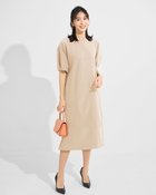【ドゥクラッセ/DoCLASSE】のライトWクロス・コクーンワンピース ベージュ|ID: prp329100004935487 ipo3291000000037236747