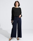 【ドゥクラッセ/DoCLASSE】のUVスラブ・ギャザースリーブプルオーバー ブラック|ID: prp329100004935491 ipo3291000000037103686