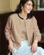 【ドゥクラッセ/DoCLASSE】のビジューネック・アンサンブルニット 人気、トレンドファッション・服の通販 founy(ファニー) ファッション Fashion レディースファッション Fashion for Women トップス・カットソー Cut & Sew Tops ニット Knit Tops & Sweaters カーディガン・羽織り Layered Style Cardigans アンサンブルニット Knit Ensembles & Twin Sets なめらか Smooth, Silky Texture アクセサリー Fashion Accessories アンサンブル Ensemble Set インナー Innerwear カーディガン Cardigan, Knitwear チャーム Charm, Pendant ブレード Braid, Decorative Trim 人気 Popular, Best Seller thumbnail ベージュ|ID: prp329100004935503 ipo3291000000037037691