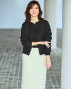 【ドゥクラッセ/DoCLASSE】のビジューネック・アンサンブルニット ブラック|ID: prp329100004935503 ipo3291000000037236780