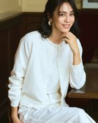 【ドゥクラッセ/DoCLASSE】のビジューネック・アンサンブルニット オフホワイト|ID: prp329100004935503 ipo3291000000037236783