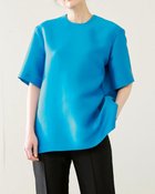 【ドゥクラッセ/DoCLASSE】のオクタダブルクロス・サックブラウス 人気、トレンドファッション・服の通販 founy(ファニー) ファッション Fashion レディースファッション Fashion for Women トップス・カットソー Cut & Sew Tops シャツ・ブラウス・オフィスカジュアル Elegant Blouses & Button-Ups エレガント 上品 Elegant オケージョン Occasion Wear シンプル Simple, Minimal フォルム Silhouette, Form ボックス Boxy, Box Shape 夏 Summer 春 Spring S/S・春夏 SS, Spring/Summer, Warm Season thumbnail ブルー|ID: prp329100004935519 ipo3291000000037037777