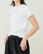 【ドゥクラッセ/DoCLASSE】のプレミアムコットン・ベーシックTシャツ 人気、トレンドファッション・服の通販 founy(ファニー) ファッション Fashion レディースファッション Fashion for Women トップス・カットソー Cut & Sew Tops シャツ・ブラウス・オフィスカジュアル Elegant Blouses & Button-Ups ロングTシャツ・Tシャツ Longline T-Shirts & Tees カットソー・ベーシックTシャツ Cut-and-Sewn Tops / Stretch Tees & Basics カットソー Cut and Sewn Top コンパクト Compact, Small Size フォルム Silhouette, Form プレミアム Premium, High-End ベーシック Basic, Essential thumbnail ホワイト|ID: prp329100004935522 ipo3291000000037037785