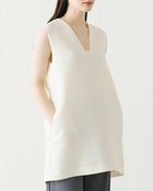 【ドゥクラッセ/DoCLASSE】のオクタダブルクロス・チュニックジレ ホワイト|ID: prp329100004935525 ipo3291000000037099025