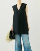 【ドゥクラッセ/DoCLASSE】のオクタダブルクロス・チュニックジレ ブラック|ID: prp329100004935525 ipo3291000000037099026