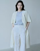 【ドゥクラッセ/DoCLASSE】のライトダブルフェイス・ベルテッドコート アイボリー|ID: prp329100004935526 ipo3291000000037236501