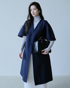 【ドゥクラッセ/DoCLASSE】のライトダブルフェイス・ベルテッドコート ネイビー|ID: prp329100004935526 ipo3291000000037236502