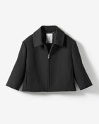 【ドゥクラッセ/DoCLASSE】のリネンタッチ・コンパクトジャケット ブラック|ID: prp329100004935529 ipo3291000000037142470