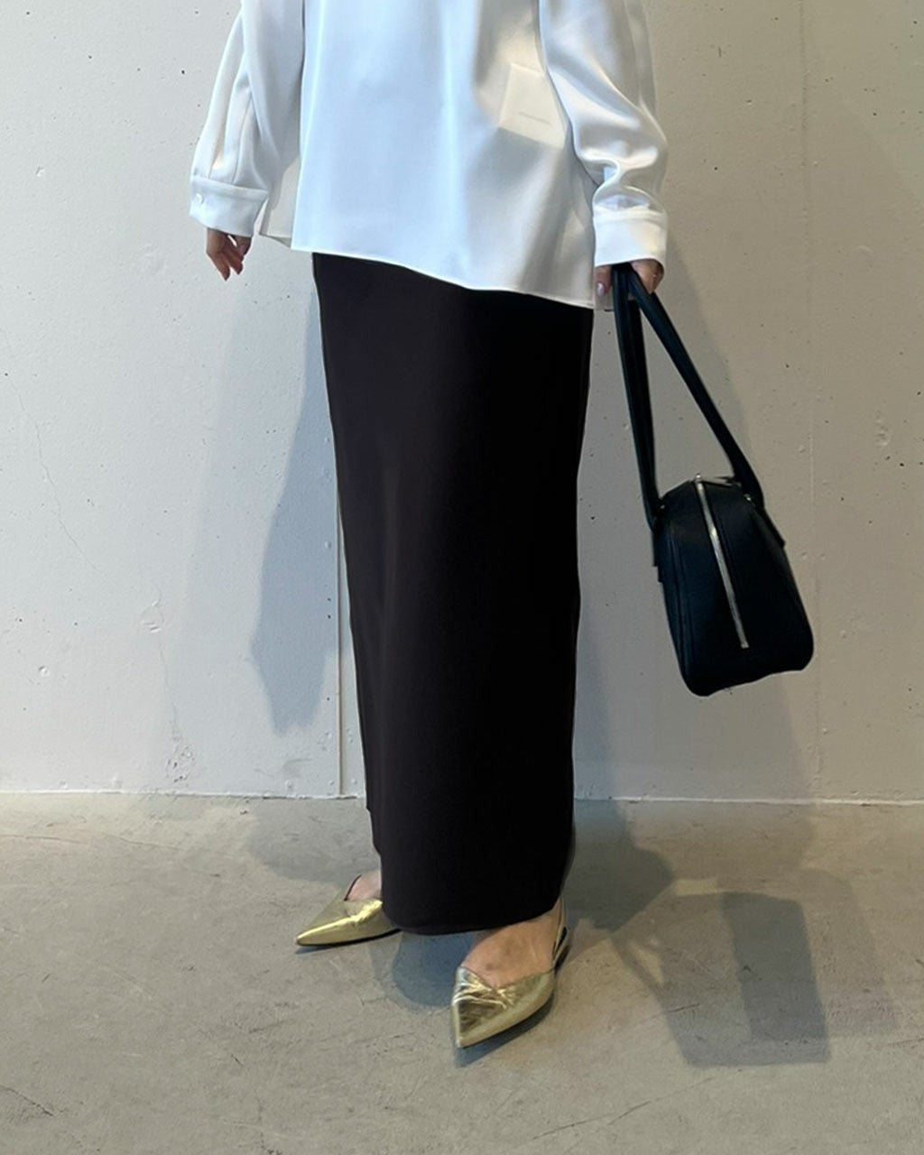 【ドゥクラッセ/DoCLASSE】のドライタッチツイル・バイアスロングスカート インテリア・キッズ・メンズ・レディースファッション・服の通販 founy(ファニー) 　ファッション　Fashion　レディースファッション　Fashion for Women　スカート　Skirts　ロングスカート　Long Skirts / Maxi & Midi Skirts　新作・新入荷　New Arrivals / New In　おすすめ　Recommended / Our Picks　ジャケット　Jacket, Outerwear　スリット　Slit, Slit Detail　セットアップ　Set-Up, Coordinated Outfit　タイトスカート　Pencil Skirt, Tight Skirt　ツイル　Twist, Twisted Detail　バイアス　Bias, Diagonal Cut　ブラック|ID: prp329100004935530 ipo3291000000037037808