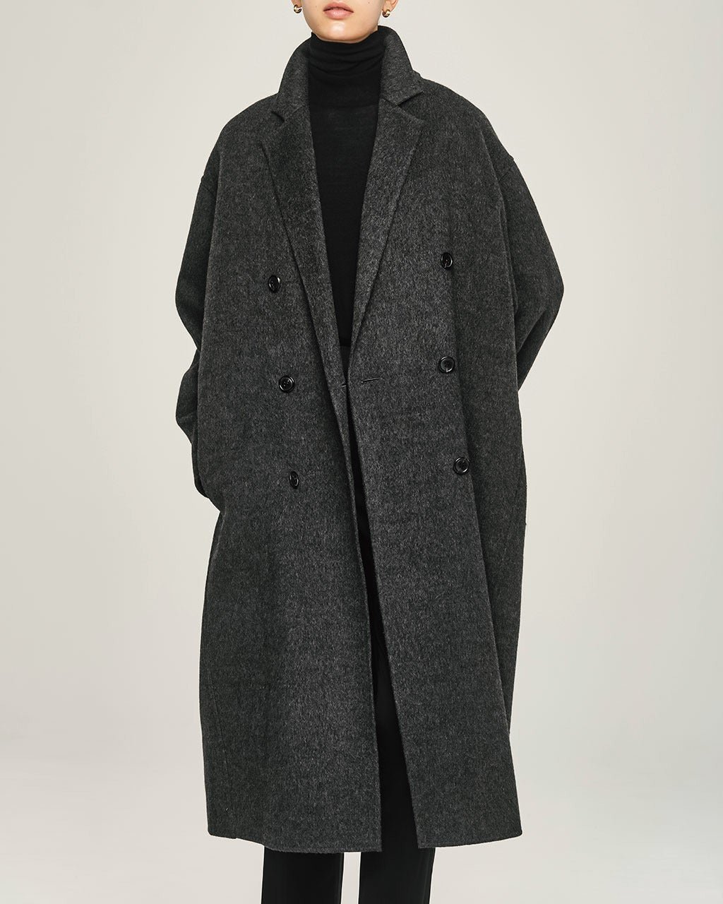 【ドゥクラッセ/DoCLASSE】の尾州ダブルフェイス・チェスターコート インテリア・キッズ・メンズ・レディースファッション・服の通販 founy(ファニー) 　ファッション　Fashion　レディースファッション　Fashion for Women　アウター　Coat / Outerwear Collection　コート・ロングコート・ピーコート　Long Coats, Peacoats & More　チェスターコート・ロング丈アウター　Chester Coats / Chesterfield Long Coats　ジャケット　Jacket, Outerwear　スマート　Smart, Elegant　ダブル　Double, Double-Breasted　チェスター　Chester, Chester Coat　チェスターコート　Chester Coat, Long Coat　なめらか　Smooth, Silky Texture　ハンド　Hand, Handmade　フェイス　Face, Facial Design　フォルム　Silhouette, Form　ロング　Long, Long-Length　冬　Winter / This Winter　ダークグレー|ID: prp329100004935540 ipo3291000000037037833