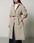 【ドゥクラッセ/DoCLASSE】のイタリアンシャンブレー・ライトトレンチコート 人気、トレンドファッション・服の通販 founy(ファニー) ファッション Fashion レディースファッション Fashion for Women アウター Coat / Outerwear Collection コート・ロングコート・ピーコート Long Coats, Peacoats & More トレンチコート / 春秋の定番アウター Trench Coats 新作・新入荷 New Arrivals / New In エレガント 上品 Elegant シャンブレー Chambray, Denim-Like Fabric トレンチ Trench, Trench Coat フロント Front, Front Design thumbnail ベージュ|ID: prp329100004935700 ipo3291000000037039176