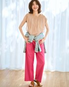 【ドゥクラッセ/DoCLASSE】のチュールコンビニット・フレンチトップス 人気、トレンドファッション・服の通販 founy(ファニー) ファッション Fashion レディースファッション Fashion for Women トップス・カットソー Cut & Sew Tops ニット Knit Tops & Sweaters シャツ・ブラウス・オフィスカジュアル Elegant Blouses & Button-Ups ロングTシャツ・Tシャツ Longline T-Shirts & Tees カットソー・ベーシックTシャツ Cut-and-Sewn Tops / Stretch Tees & Basics インナー Innerwear カットソー Cut and Sewn Top チュール Tulip, Tulip Motif 人気 Popular, Best Seller thumbnail ベージュ|ID: prp329100004935702 ipo3291000000037039192