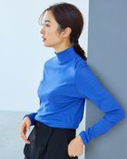 【ドゥクラッセ/DoCLASSE】のコットンガーゼ・ハイネック/衿高6cm ブルー|ID: prp329100004935711 ipo3291000000037101433