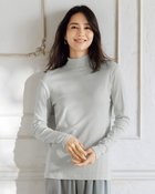 【ドゥクラッセ/DoCLASSE】のコットンガーゼ・ハイネック/衿高6cm ライトグレー|ID: prp329100004935711 ipo3291000000037101444