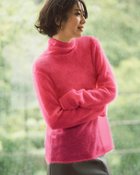 【ドゥクラッセ/DoCLASSE】のスーパーキッドモヘア・シアーハイネックニット ピンク|ID: prp329100004935721 ipo3291000000037039349