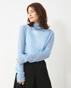 【ドゥクラッセ/DoCLASSE】のスーパーキッドモヘア・シアーハイネックニット ライトブルー|ID: prp329100004935721 ipo3291000000037039352