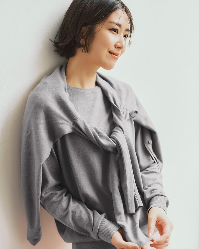 【ドゥクラッセ/DoCLASSE】のシルクフィール・配色アンサンブル インテリア・キッズ・メンズ・レディースファッション・服の通販 founy(ファウニー) https://founy.com/ ファッション Fashion レディースファッション Fashion for Women トップス・カットソー Cut & Sew Tops ニット Knit Tops & Sweaters アンサンブルニット Knit Ensembles & Twin Sets なめらか Smooth, Silky Texture アンサンブル Ensemble Set セーター Sweater, Knitwear 人気 Popular, Best Seller |ID: prp329100004935723 ipo3291000000037039353