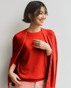 【ドゥクラッセ/DoCLASSE】のシルクフィール・配色アンサンブル スカーレット|ID: prp329100004935723 ipo3291000000037039361