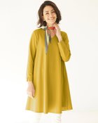 【ドゥクラッセ/DoCLASSE】のソフトポンチ・ロングフレアトップス イエロー|ID: prp329100004935732 ipo3291000000037244908