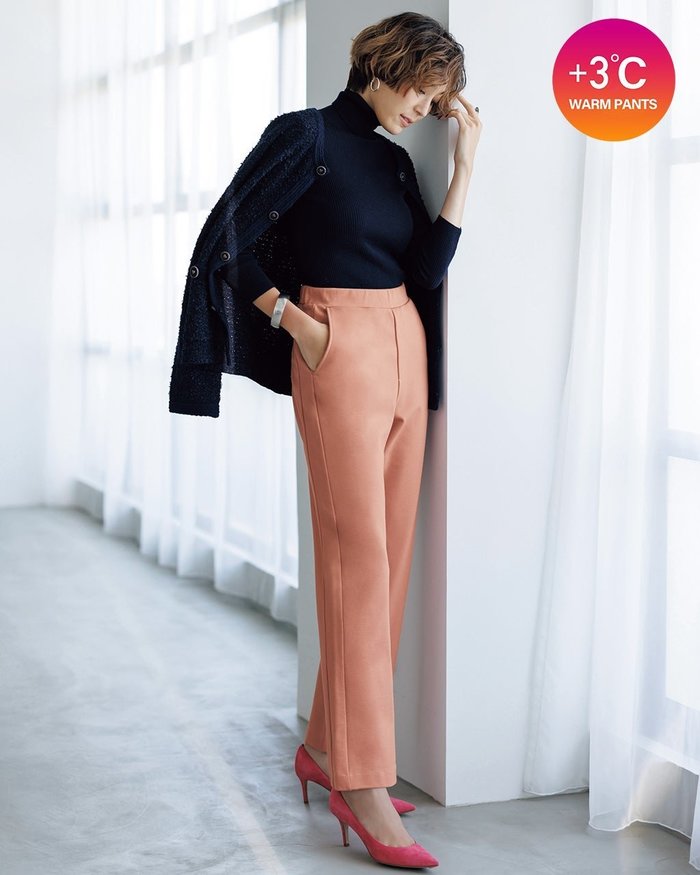 【ドゥクラッセ/DoCLASSE】のプレミアサーモ・サイドラインストレート68cm インテリア・キッズ・メンズ・レディースファッション・服の通販 founy(ファニー) https://founy.com/ ファッション Fashion レディースファッション Fashion for Women パンツ Pants & Trousers シンプル Simple, Minimal ストレッチ Stretch, Stretchy Fabric ストレート Straight, Straight Cut スリム Slim, Slim Fit パターン Pattern, Design Print おすすめ Recommended / Our Picks エレガント 上品 Elegant ビジネス 仕事 通勤 Business / Work / Commuting |ID: prp329100004935737 ipo3291000000037039440