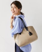 【ドゥクラッセ/DoCLASSE】の本革・エアートートバッグM トープ&times;ブラック|ID: prp329100004935740 ipo3291000000037245129