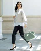【ドゥクラッセ/DoCLASSE】の本革・エアートートバッグM ミントグリーン|ID: prp329100004935740 ipo3291000000037245143
