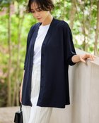 【ドゥクラッセ/DoCLASSE】のUVスラブ・2WAYボタンカーディガン ネイビー|ID: prp329100004935743 ipo3291000000037039481