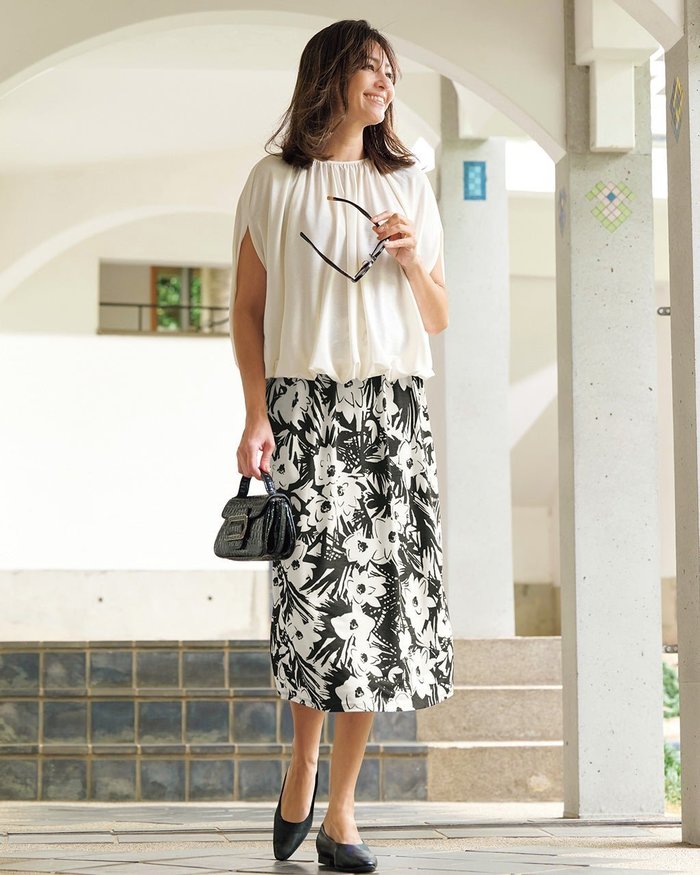 【ドゥクラッセ/DoCLASSE】のUVスラブ・ナロースカート インテリア・キッズ・メンズ・レディースファッション・服の通販 founy(ファニー) https://founy.com/ ファッション Fashion レディースファッション Fashion for Women スカート Skirts カットソー Cut and Sewn Top プリント Print, Printed Pattern 人気 Popular, Best Seller 夏 Summer 旅行 Travel 無地 Plain, Solid Color |ID: prp329100004935746 ipo3291000000037039491