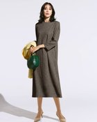 【ドゥクラッセ/DoCLASSE】のファインジャカード・Aラインワンピース 人気、トレンドファッション・服の通販 founy(ファニー) ファッション Fashion レディースファッション Fashion for Women ワンピース Dresses Aラインワンピース・フレアシルエット A-Line Dresses / Flared Silhouette Dresses アクセサリー Fashion Accessories シンプル Simple, Minimal ジャケット Jacket, Outerwear ストレッチ Stretch, Stretchy Fabric スリット Slit, Slit Detail ツイード Twill, Twill Weave バランス Balance, Style Balance フェミニン Feminine, Girly フレア Flare, Flared エレガント 上品 Elegant 人気 Popular, Best Seller 再入荷 Restock / Back in Stock thumbnail ブラウンパターン|ID: prp329100004935751 ipo3291000000037039528