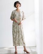 【ドゥクラッセ/DoCLASSE】のUVスラブ・フロントタックワンピース/長め丈115㎝ トープパターン|ID: prp329100004935764 ipo3291000000037039608