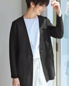 【ドゥクラッセ/DoCLASSE】のミラノリブ・深Vネックミドル丈ジャケット 人気、トレンドファッション・服の通販 founy(ファニー) ファッション Fashion レディースファッション Fashion for Women アウター Coat / Outerwear Collection レディースジャケット・軽アウター Jackets カーディガン Cardigan, Knitwear ジャケット Jacket, Outerwear ミドル Middle Length, Mid Height ミラノリブ Milano Rib, Milano Stitch 定番 Standard, Basic Item thumbnail ブラック|ID: prp329100004935779 ipo3291000000037039680