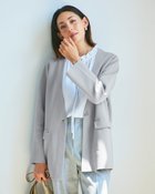 【ドゥクラッセ/DoCLASSE】のミラノリブ・深Vネックミドル丈ジャケット 人気、トレンドファッション・服の通販 founy(ファニー) ファッション Fashion レディースファッション Fashion for Women アウター Coat / Outerwear Collection レディースジャケット・軽アウター Jackets カーディガン Cardigan, Knitwear ジャケット Jacket, Outerwear ミドル Middle Length, Mid Height ミラノリブ Milano Rib, Milano Stitch 定番 Standard, Basic Item thumbnail ライトグレー|ID: prp329100004935779 ipo3291000000037039682