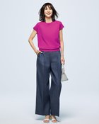 【ドゥクラッセ/DoCLASSE】のリアクティブデニム・タックワイドパンツ 人気、トレンドファッション・服の通販 founy(ファニー) ファッション Fashion レディースファッション Fashion for Women パンツ Pants & Trousers スマート Smart, Elegant センター Center, Center Line デニム Denim, Jeans Material ドレス Dress, One-Piece thumbnail ブルー|ID: prp329100004935786 ipo3291000000037039715