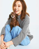 【ドゥクラッセ/DoCLASSE】のウール混・パーツ使いハイネックセーター ライトグレー|ID: prp329100004935803 ipo3291000000037101965