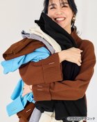 【ドゥクラッセ/DoCLASSE】のウール混・パーツ使いハイネックセーター テラコッタ|ID: prp329100004935803 ipo3291000000037101966