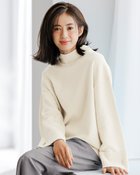 【ドゥクラッセ/DoCLASSE】のウール混・パーツ使いハイネックセーター オフホワイト|ID: prp329100004935803 ipo3291000000037101967