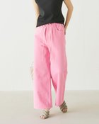 【ドゥクラッセ/DoCLASSE】のカラーデニム・リラクシーワイドパンツ ピンク|ID: prp329100004935819 ipo3291000000037097978
