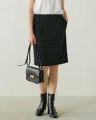 【ドゥクラッセ/DoCLASSE】の尾州ジャカード・タイトスカート ブラック|ID: prp329100004935820 ipo3291000000037039938