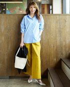 【ドゥクラッセ/DoCLASSE】のUVイージーケア・抜け感フォルムシャツ サックス|ID: prp329100004935826 ipo3291000000037039961