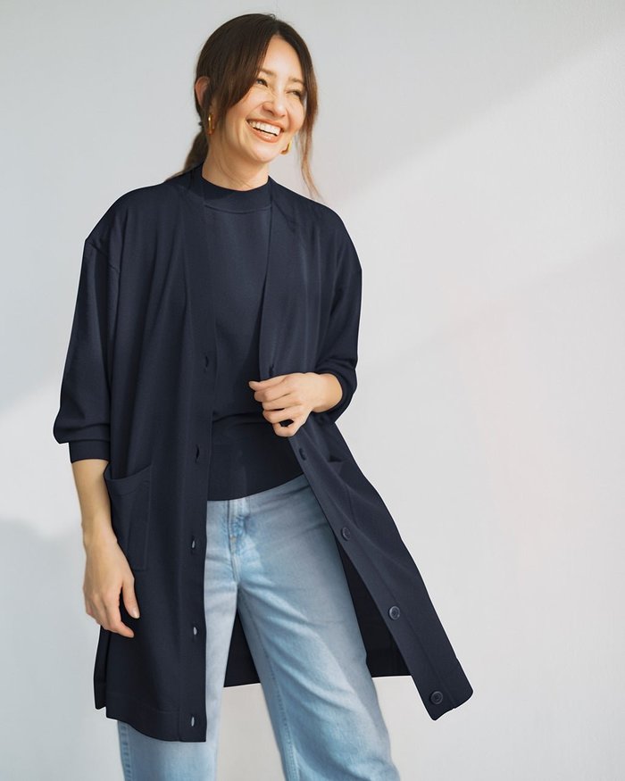 【ドゥクラッセ/DoCLASSE】のUVカット・アンサンブルニット インテリア・キッズ・メンズ・レディースファッション・服の通販 founy(ファニー) https://founy.com/ ファッション Fashion レディースファッション Fashion for Women トップス・カットソー Cut & Sew Tops ニット Knit Tops & Sweaters カーディガン・羽織り Layered Style Cardigans アンサンブルニット Knit Ensembles & Twin Sets アンサンブル Ensemble Set カーディガン Cardigan, Knitwear スリーブ Sleeve, Long Sleeve / Short Sleeve フレンチ French, French Style ボックス Boxy, Box Shape 洗える Machine Washable |ID: prp329100004935828 ipo3291000000037057596