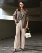 【ドゥクラッセ/DoCLASSE】のプレシャスウォームN・セミワイド/74cm ライトトープ|ID: prp329100004935842 ipo3291000000037246112