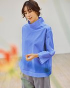 【ドゥクラッセ/DoCLASSE】のサイドボタン・スタンドカラーブラウス 人気、トレンドファッション・服の通販 founy(ファニー) ファッション Fashion レディースファッション Fashion for Women トップス・カットソー Cut & Sew Tops シャツ・ブラウス・オフィスカジュアル Elegant Blouses & Button-Ups ジャケット Jacket, Outerwear スタイリッシュ Stylish, Fashionable スタンド Stand Collar, Upright Stand フォルム Silhouette, Form thumbnail ブルー|ID: prp329100004935844 ipo3291000000037040051