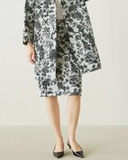 【ドゥクラッセ/DoCLASSE】のイタリアンジャカード・ナロースカート ホワイト|ID: prp329100004935851 ipo3291000000037040079