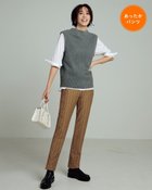 【ドゥクラッセ/DoCLASSE】の楽暖ベロア・スリムパンツ/65cm 人気、トレンドファッション・服の通販 founy(ファニー) ファッション Fashion レディースファッション Fashion for Women パンツ Pants & Trousers ジャケット Jacket, Outerwear ストッキング Stockings, Sheer Tights ストレッチ Stretch, Stretchy Fabric ストレート Straight, Straight Cut スリム Slim, Slim Fit タイツ Tights, Legwear ベロア Velour, Soft Velvet 冬 Winter / This Winter エレガント 上品 Elegant thumbnail ブラウンパターン|ID: prp329100004938368 ipo3291000000037056858