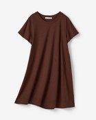 【ドゥクラッセ/DoCLASSE】の綿スラブ・アシメフレアチュニック ブラウン|ID: prp329100004938371 ipo3291000000037245316